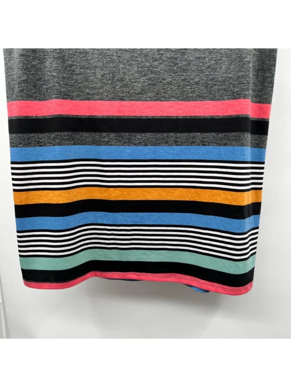 LuLaRoe Womens Striped Kristina Tank Top Gray/Multi Size XL New